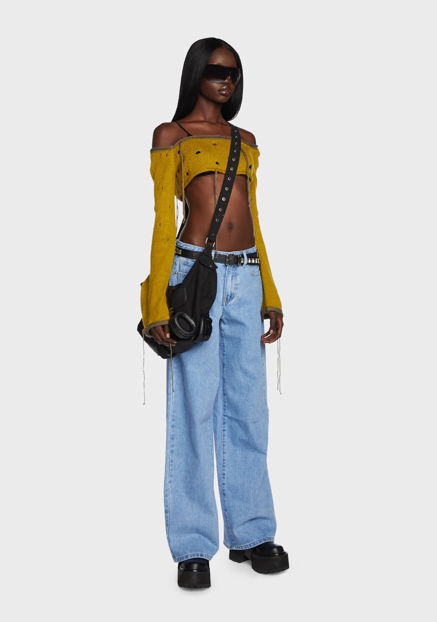 Low Rise Baggy Jeans - Image 2
