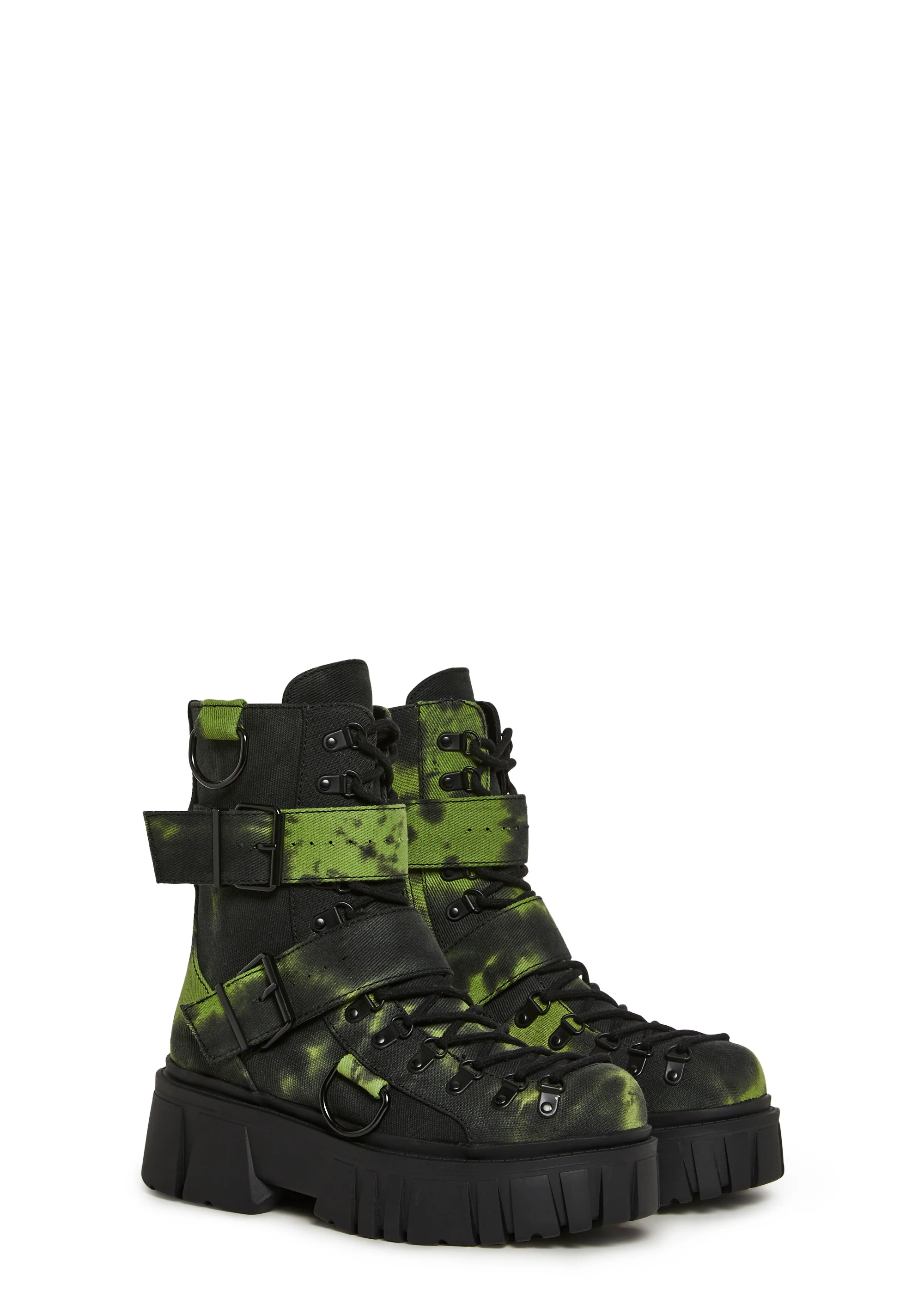 Low Traitor Boots - Green/Black - Image 3