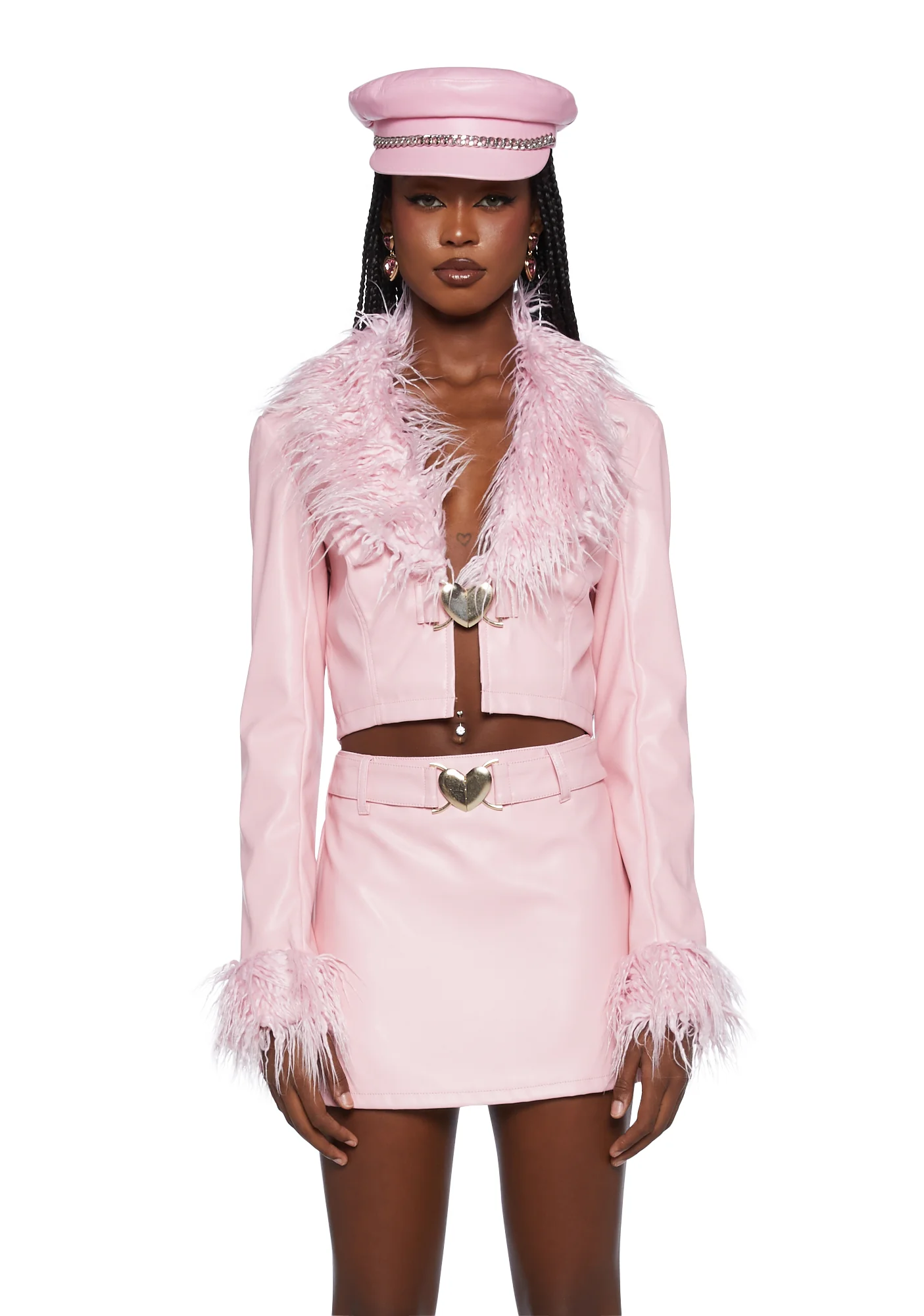 Make 'Em Pay Cropped Jacket