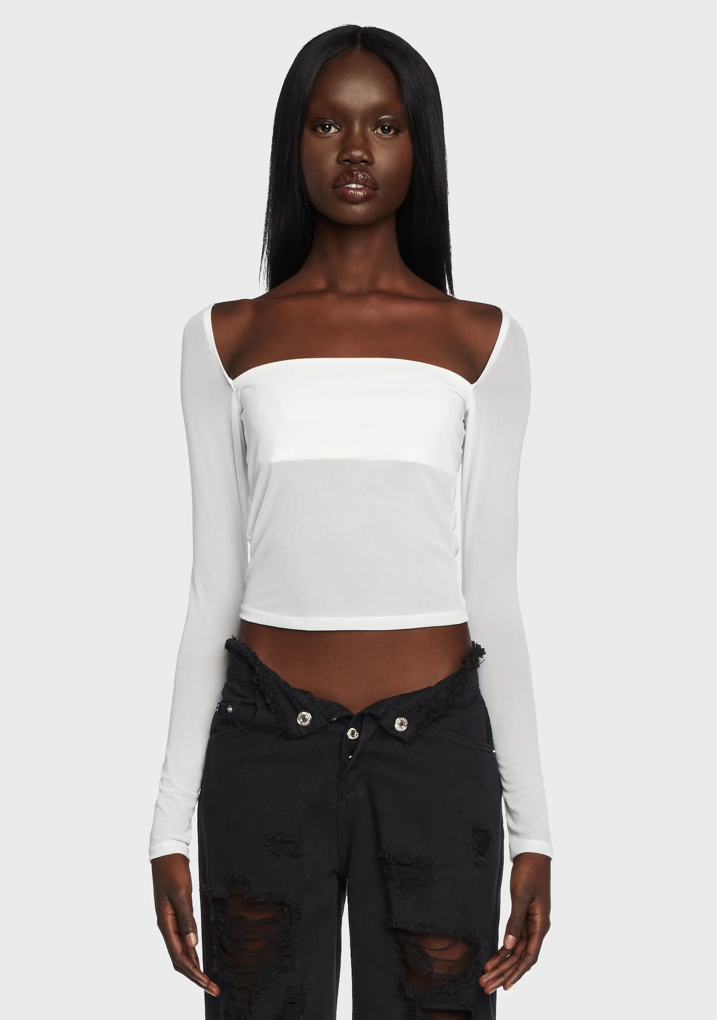 Marta Mesh Top