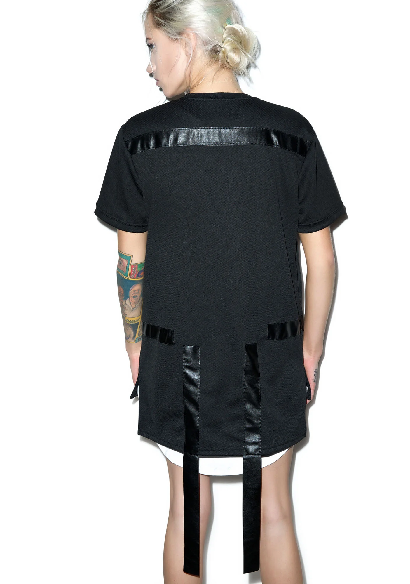 Max Leather Strips Tee - Image 6