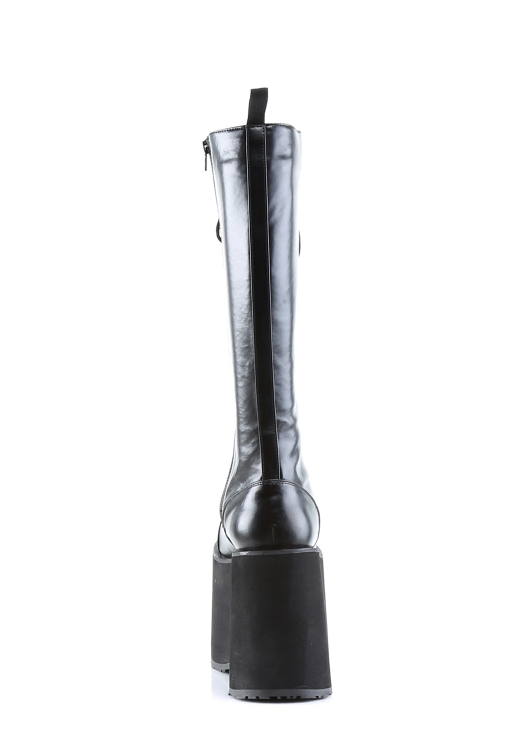 Mega-602 Platform Knee High Combat Boots - Image 3