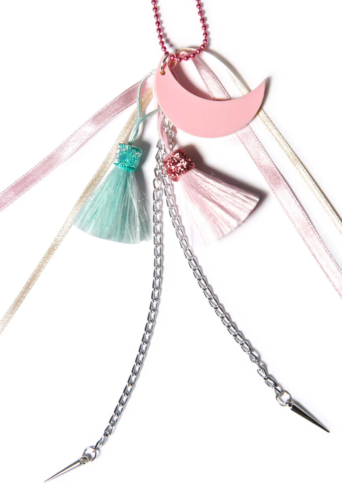 Moon Tassel Necklace - Image 3
