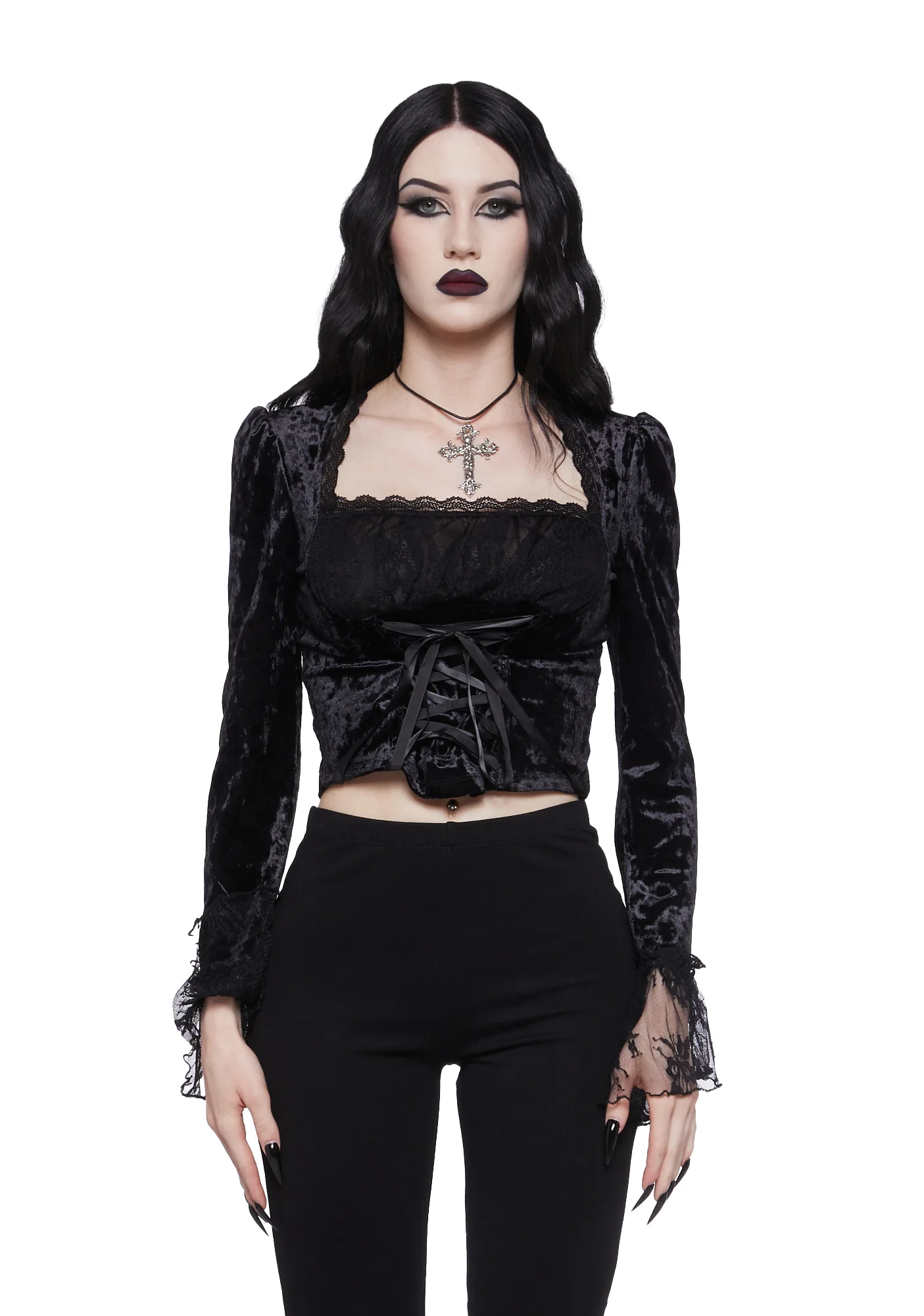 Moonlit Mingle Long Sleeve Top