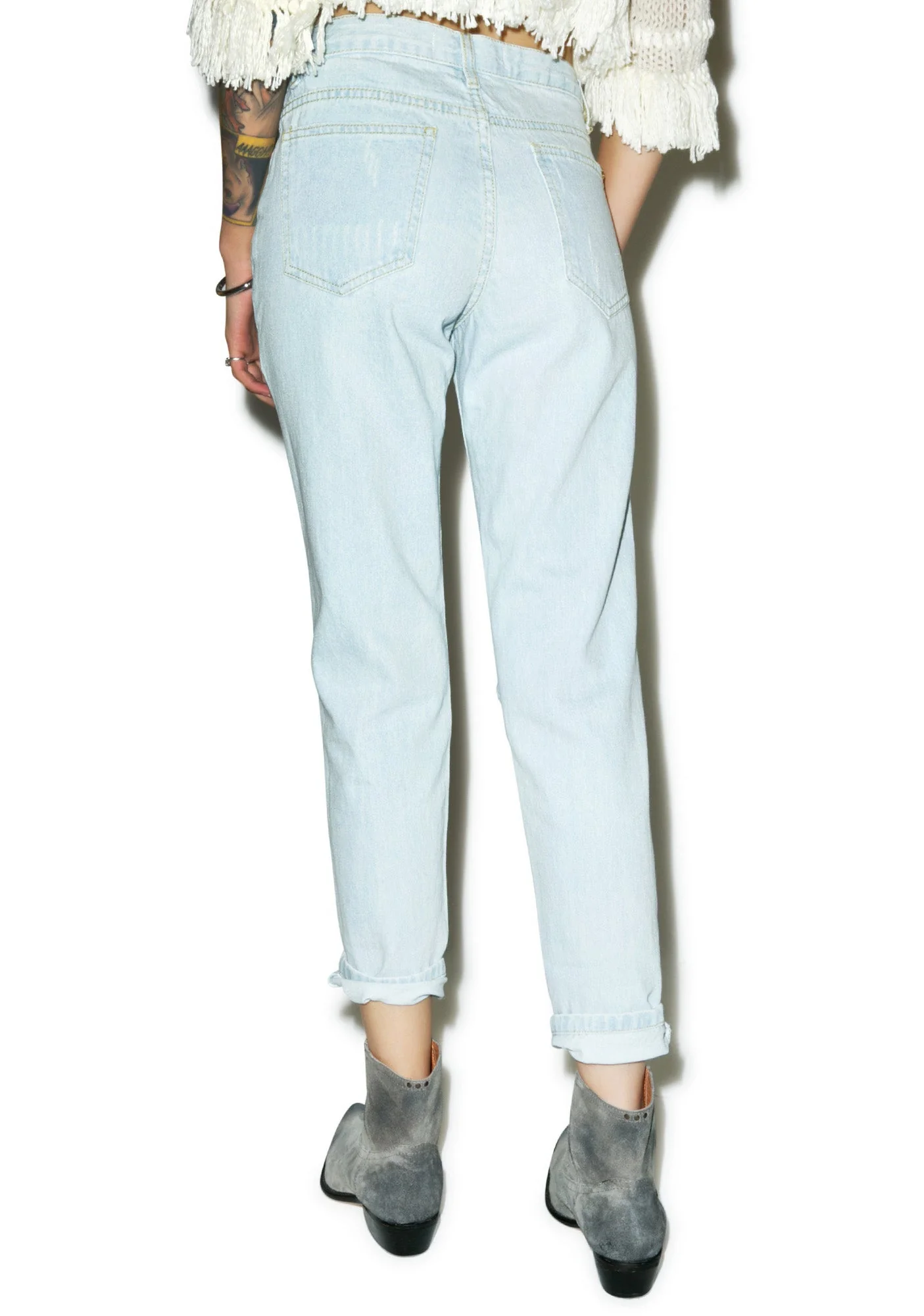 My Boyfriend's Jeans - White - Image 5