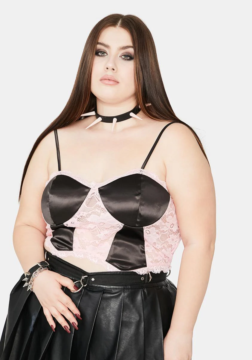 My Desire For You Lace Bustier Top