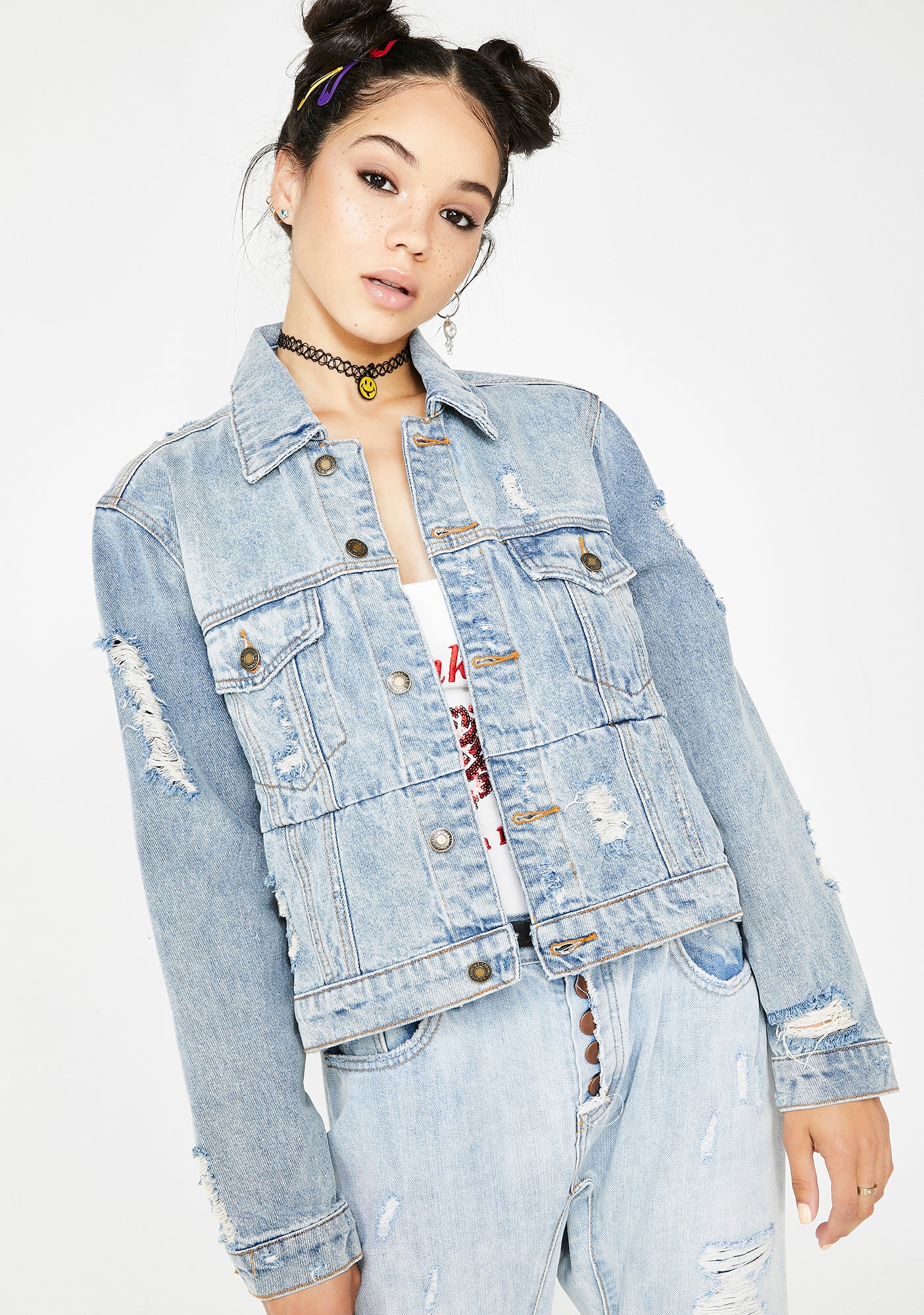 Neva Say Neva Denim Jacket
