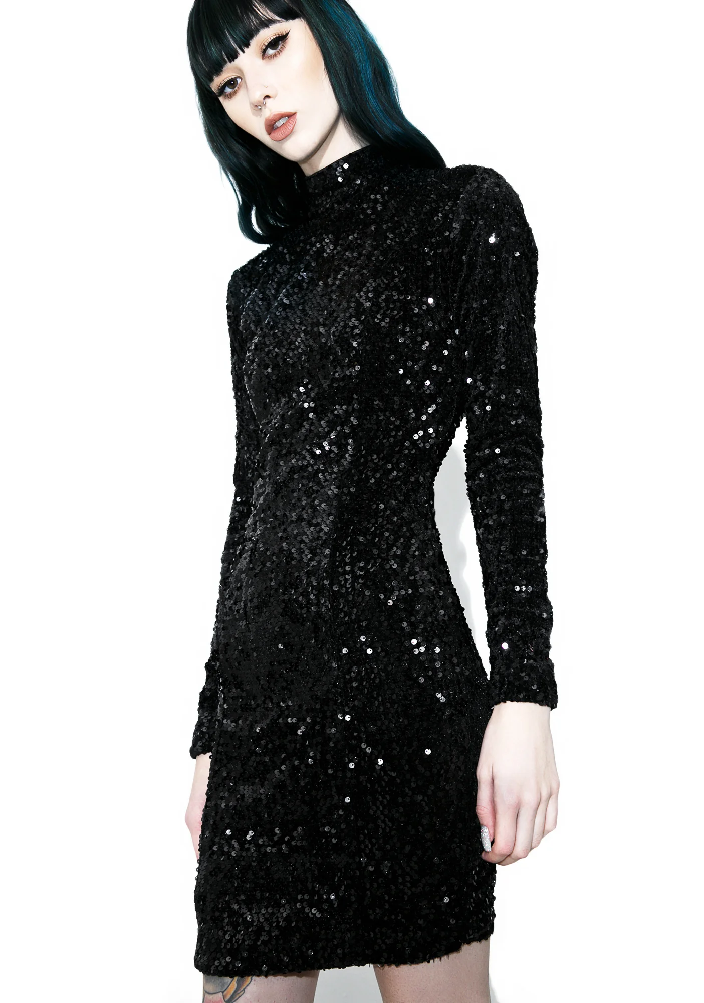 Night Flight Sequin Bodycon