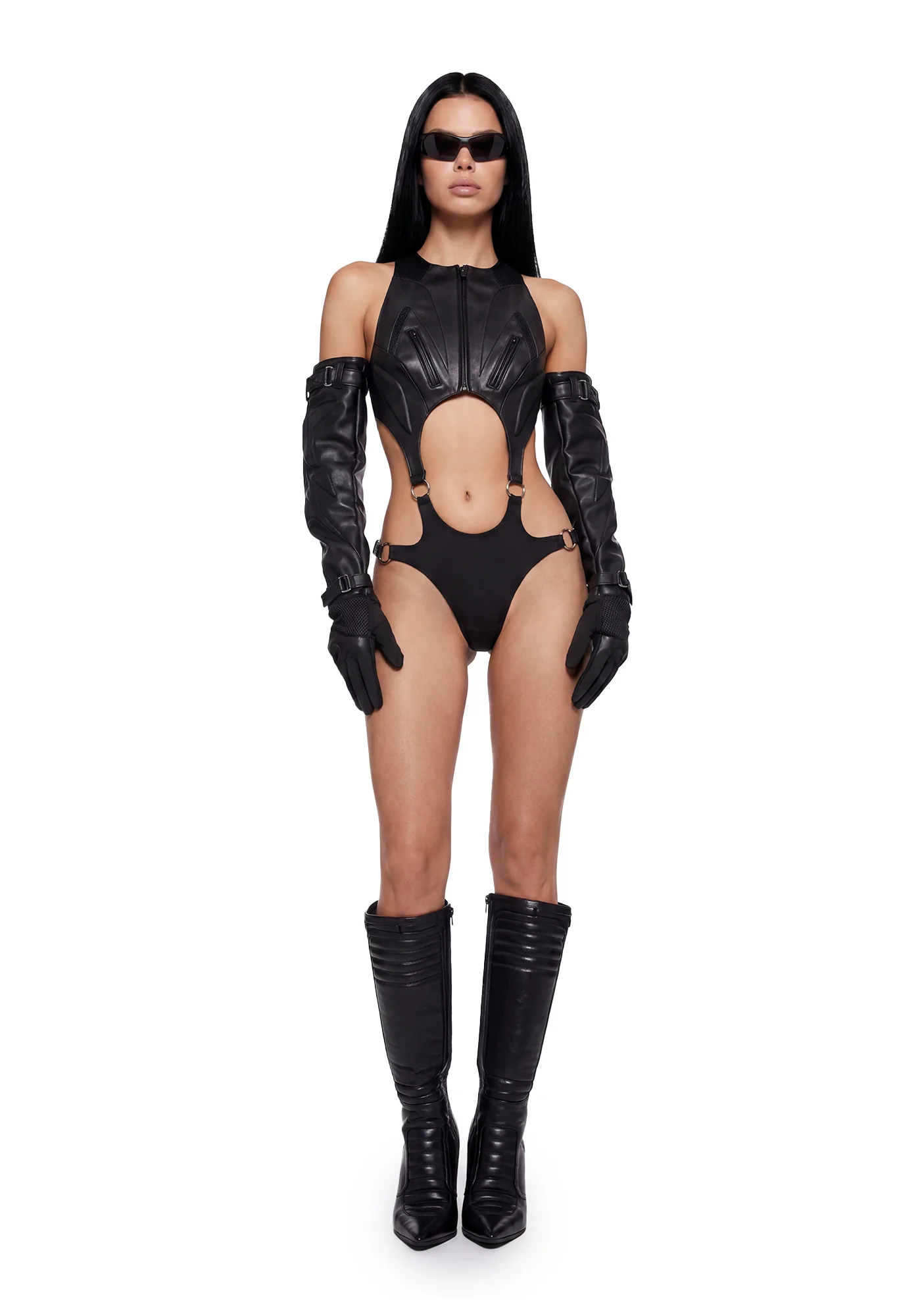 Octane Moto Body Flat Panty - Black - Image 2