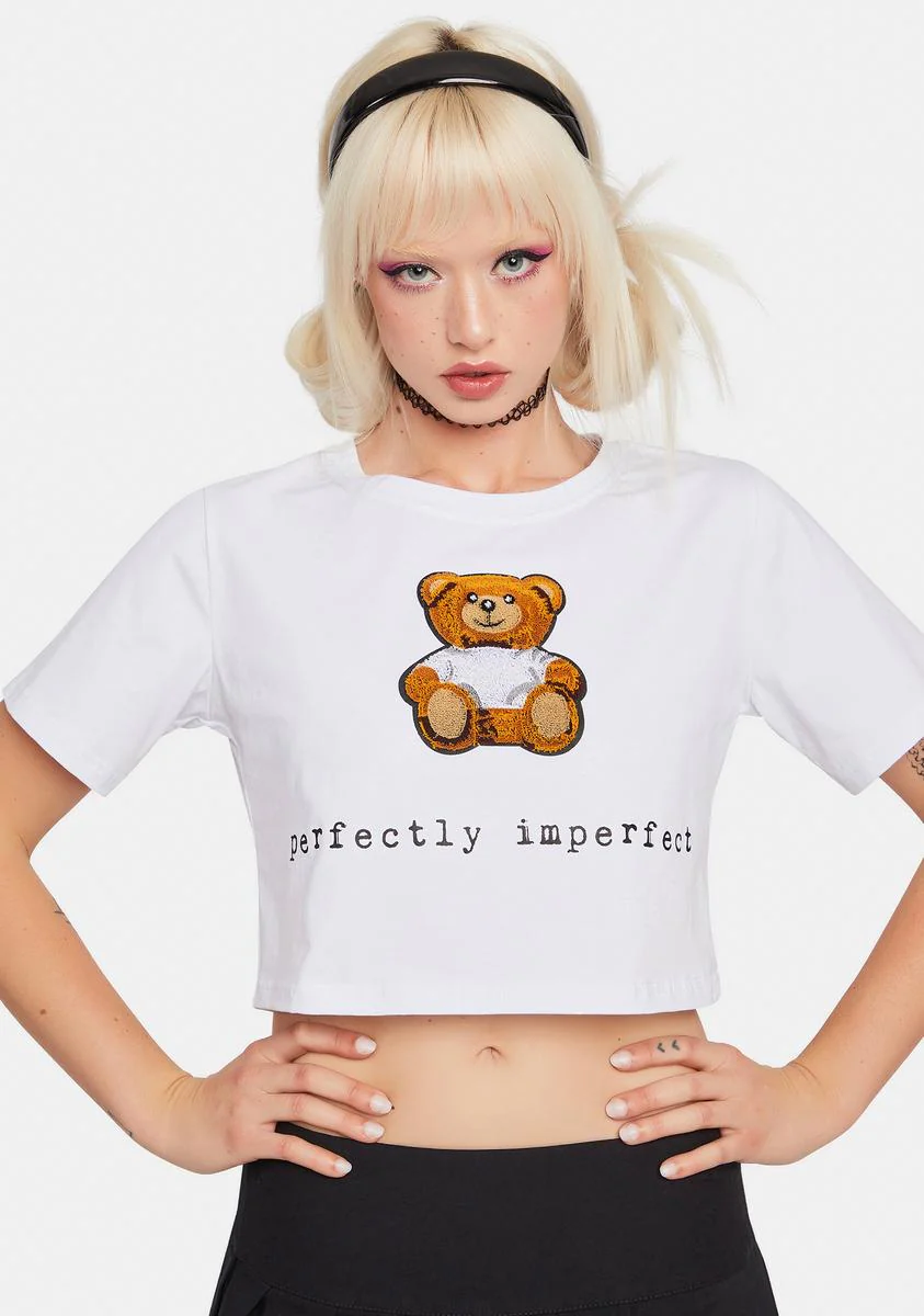Perfectly Imperfect Teddy Crop Top