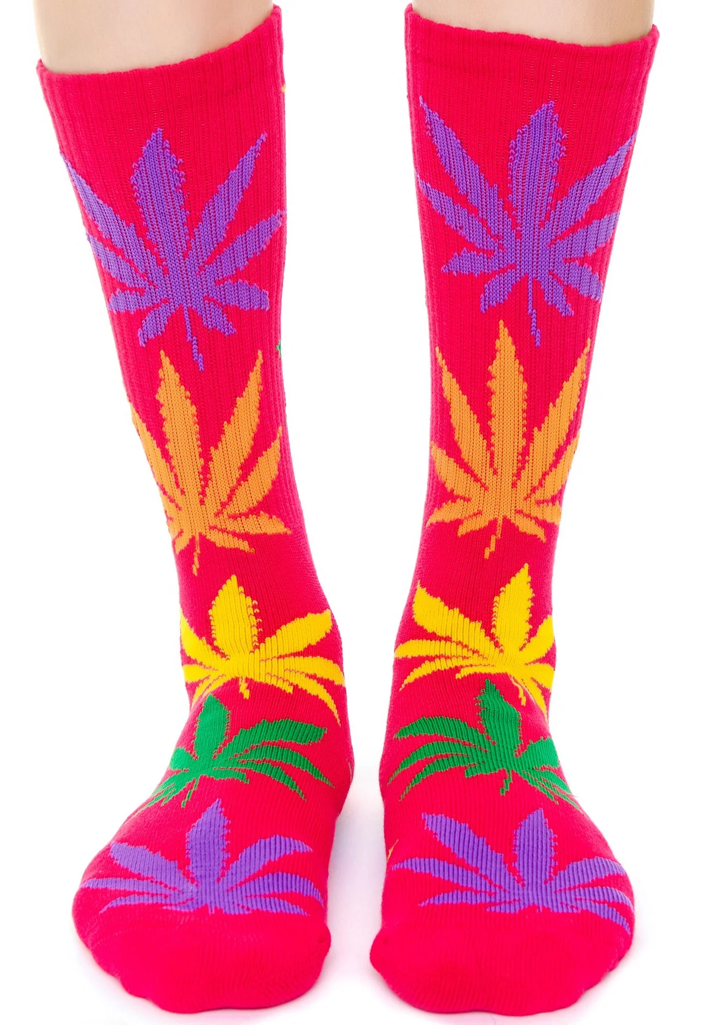 Plantlife Multi Color Sock - Orange - Image 2