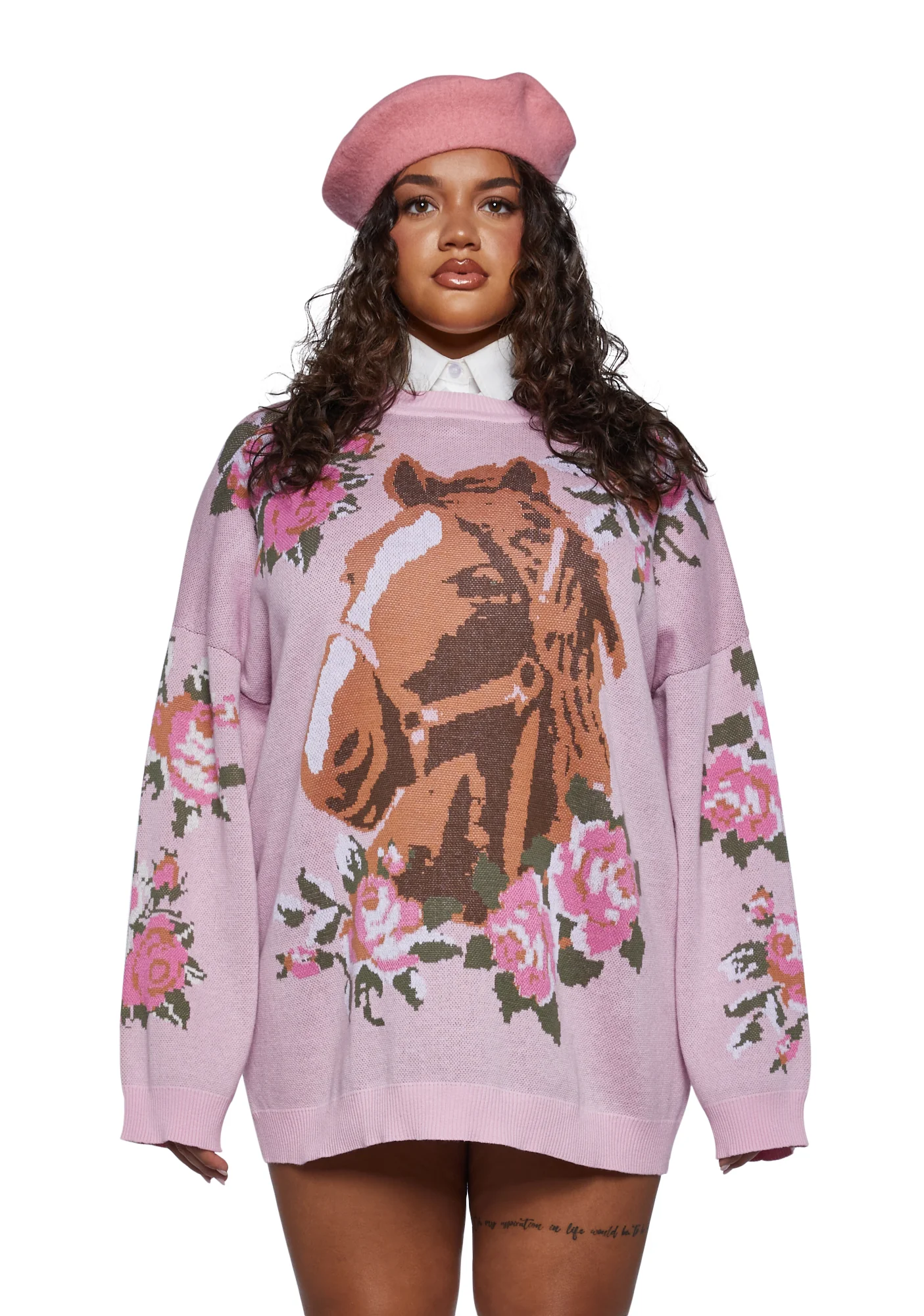Plus Equestrian Club Oversized Sweater