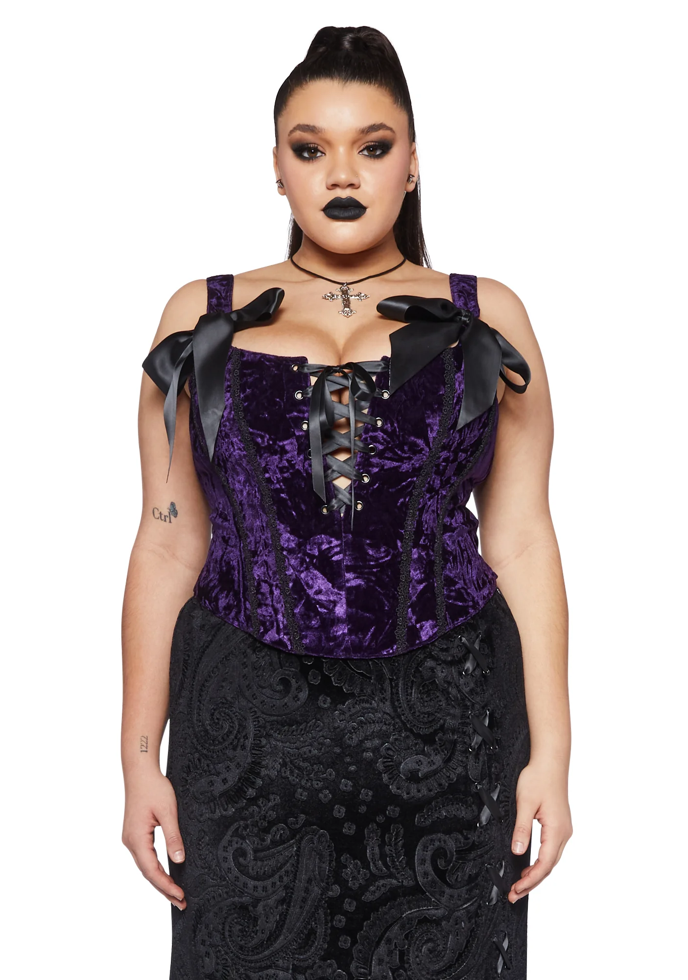 Plus Jaded Mystique Corset Top