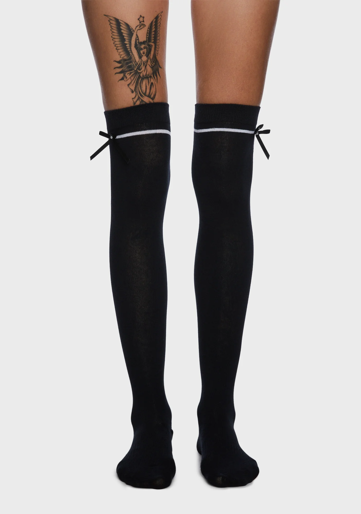 Proper Demeanor Thigh-High Socks