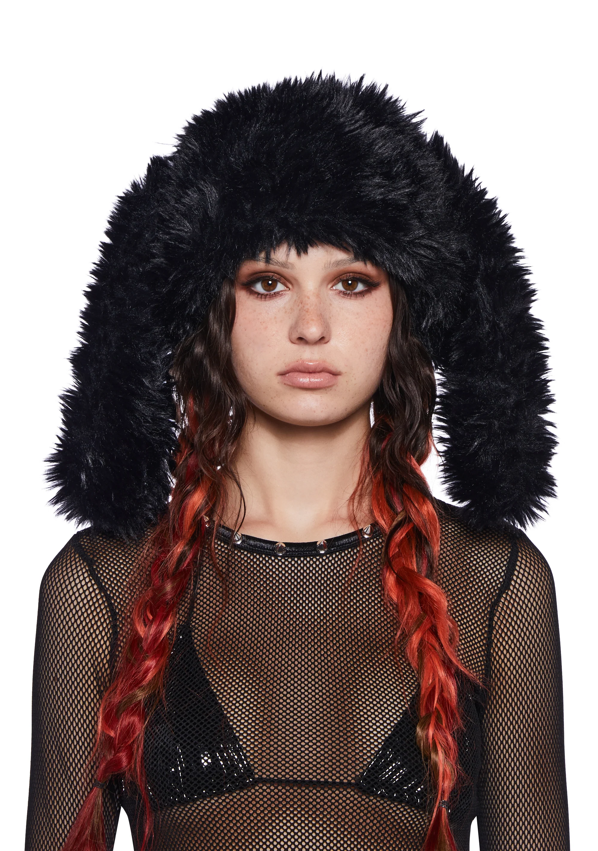 Punk Cutie Rabbit Hat - Black