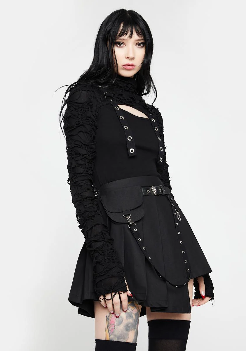 Punk Decadent Eyelet Top - Image 2