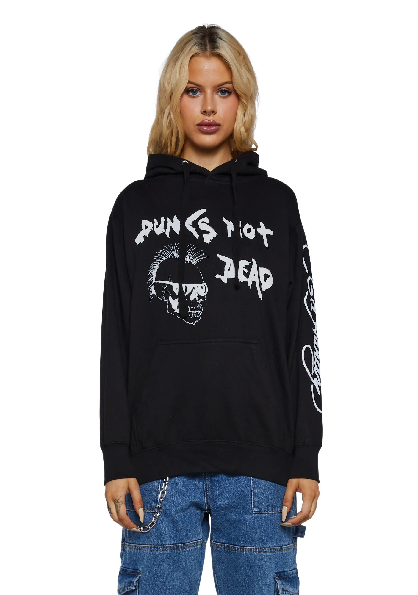 Punks Not Dead Graphic Hoodie