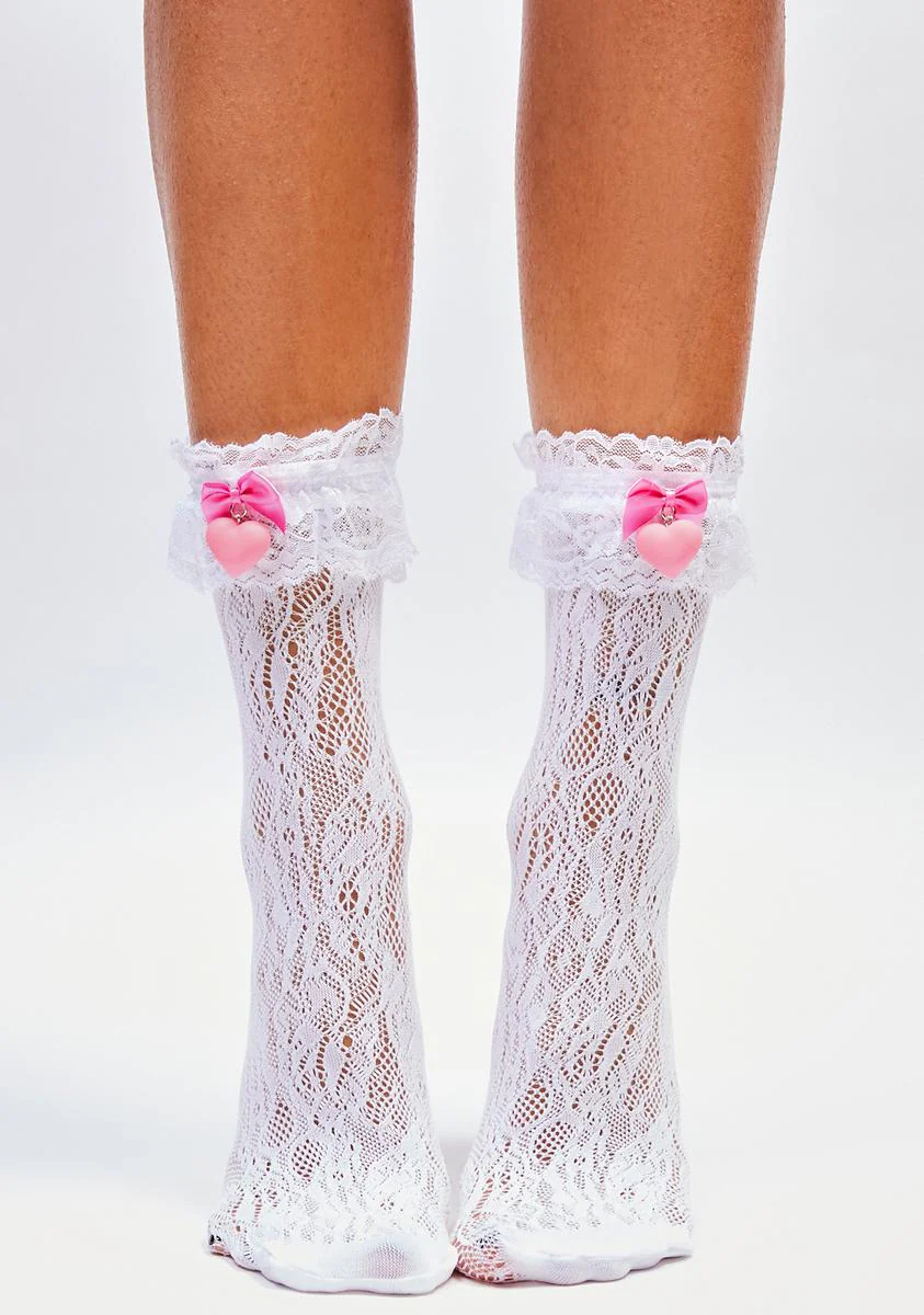 Pure Road To Romance Lace Ruffle Socks