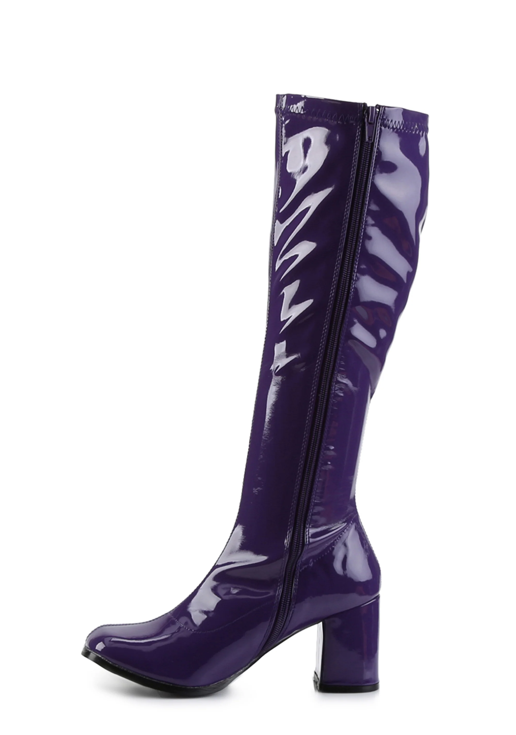 Gogo 300 Knee High Boots - Purple - Image 2