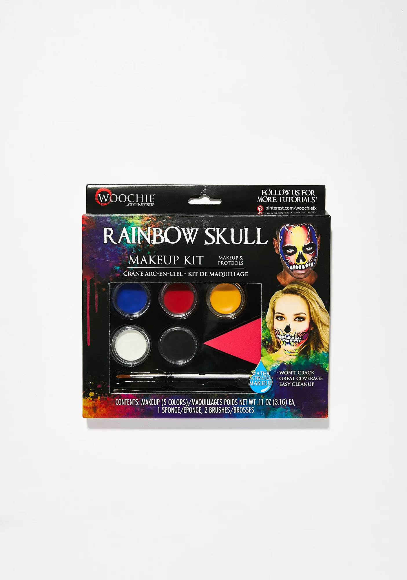 Rainbow Skull Makeup Kit