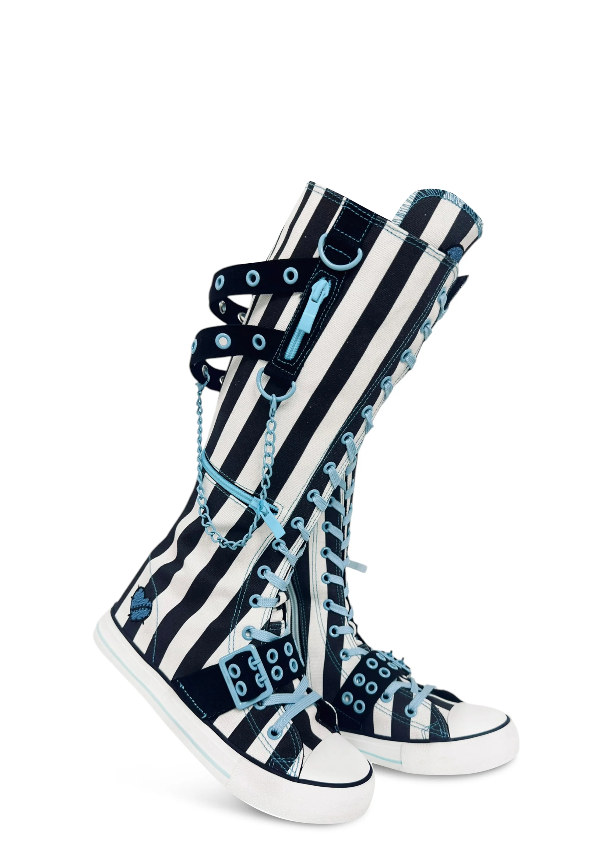 Rawr XD Monster High Knee High Sneakers - Stripes - Image 2