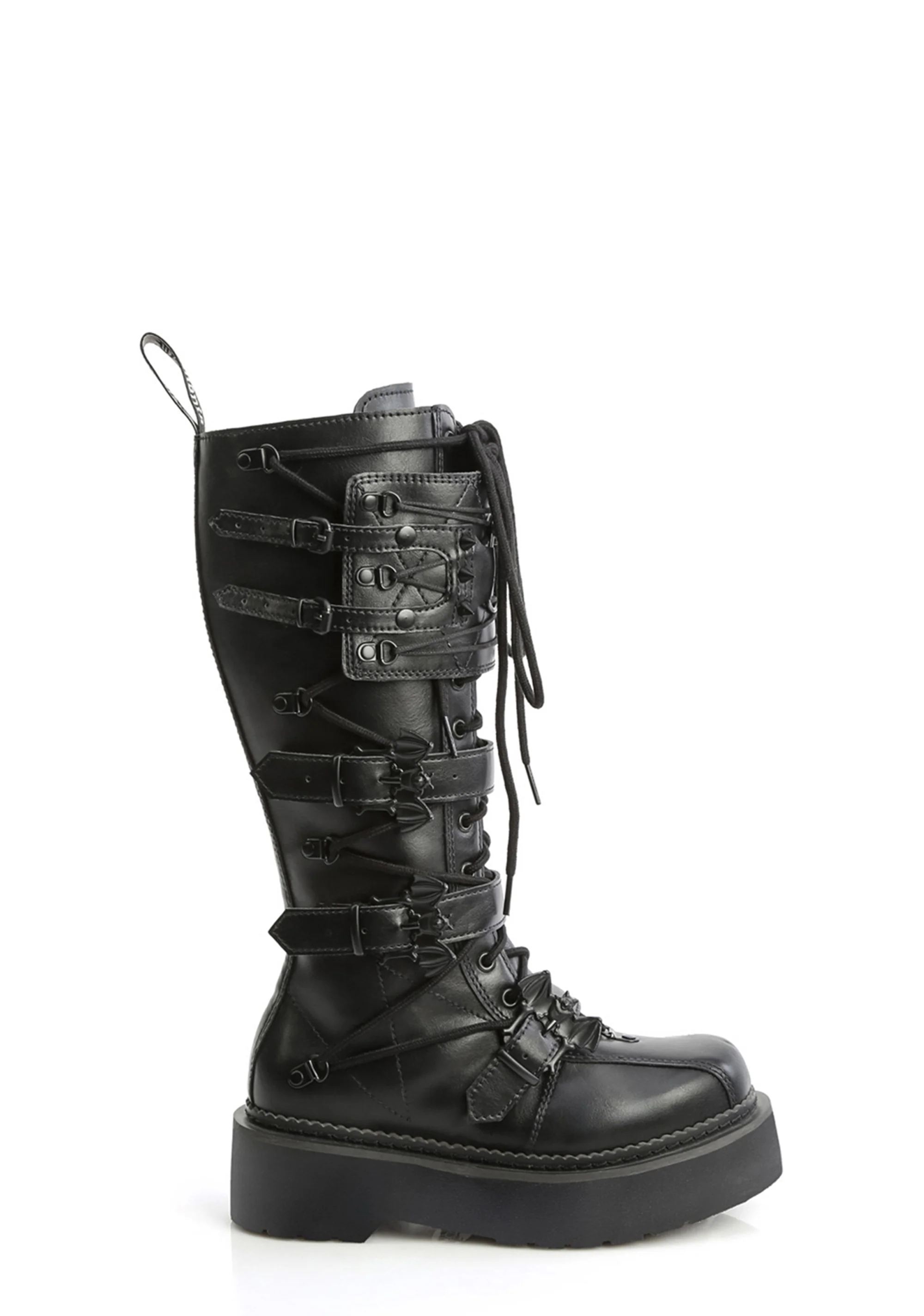 Rebel-200 Platform Knee High Boots