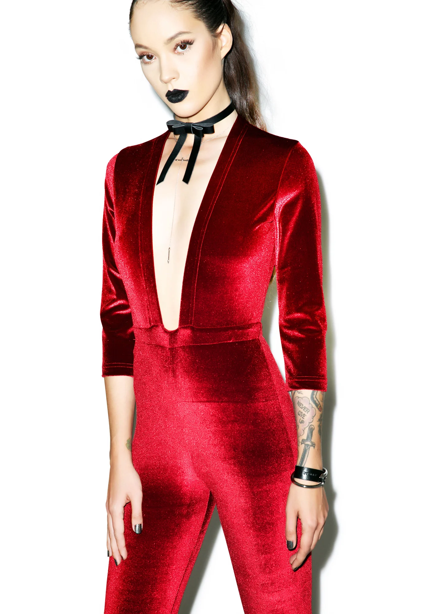 Ritchie Velvet Jumpsuit - Image 9