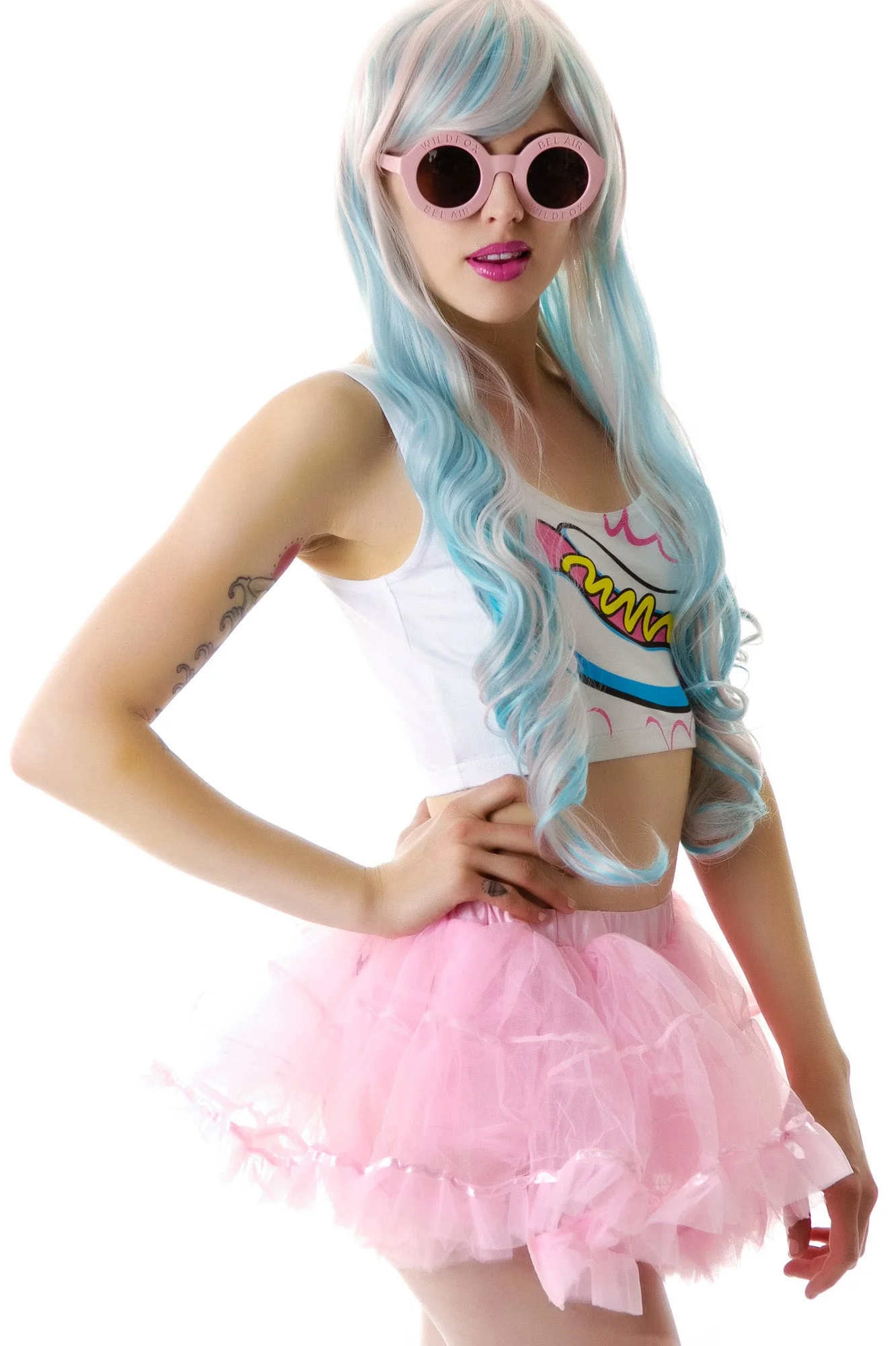 Ruffle Pride Petticoat Skirt - White - Image 26