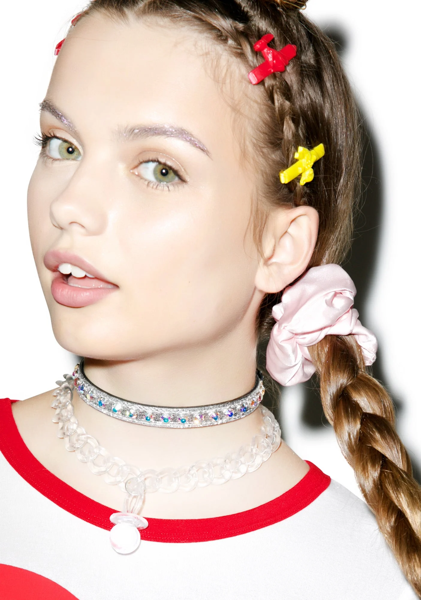 Silk Barbae Bitch Scrunchie - Red - Image 7
