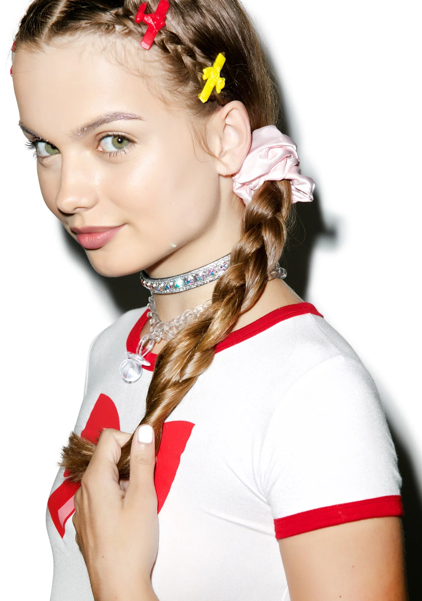 Silk Barbae Bitch Scrunchie - Red - Image 9