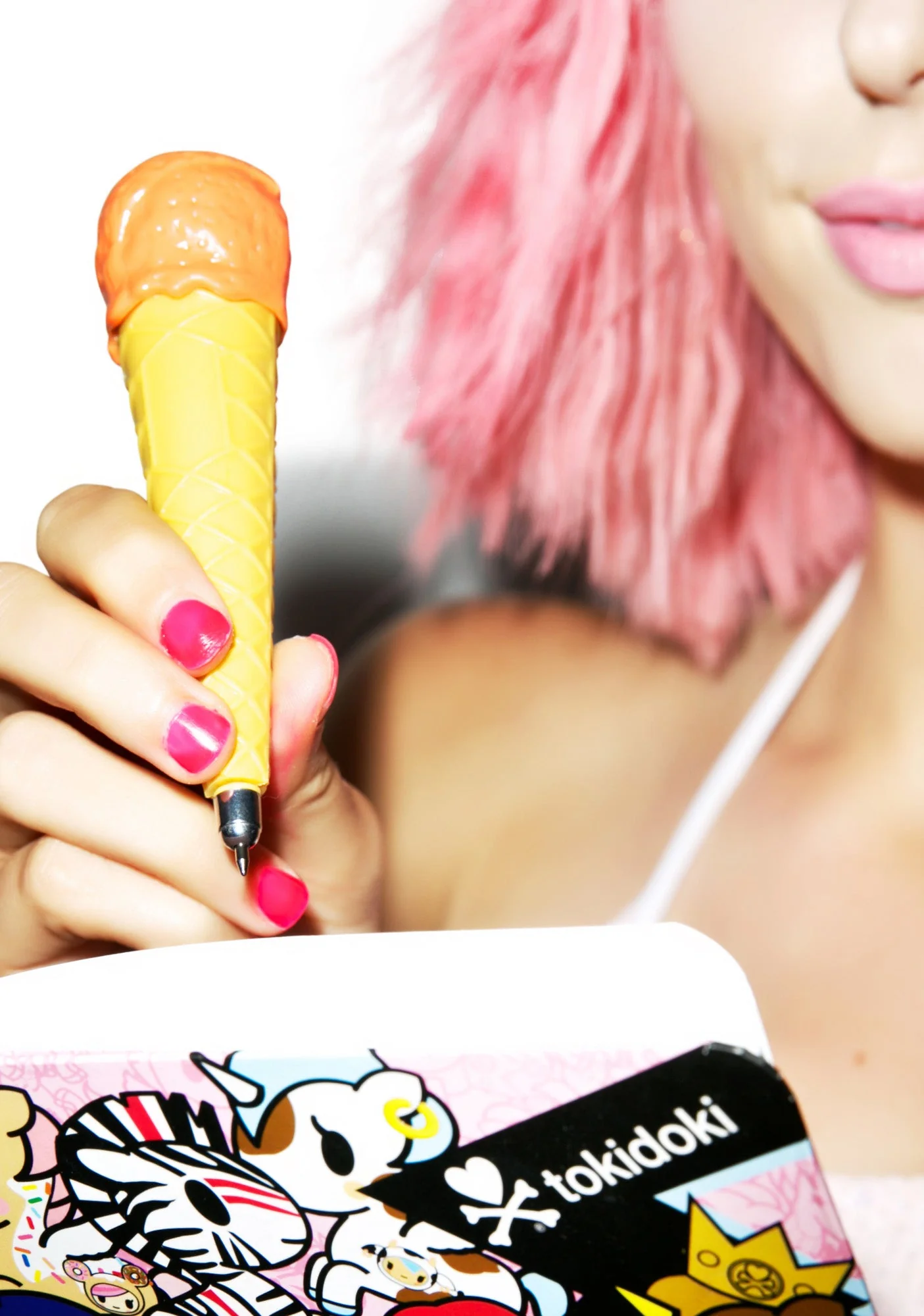 Single Scoop Ice Cream Pen - Green - Image 31