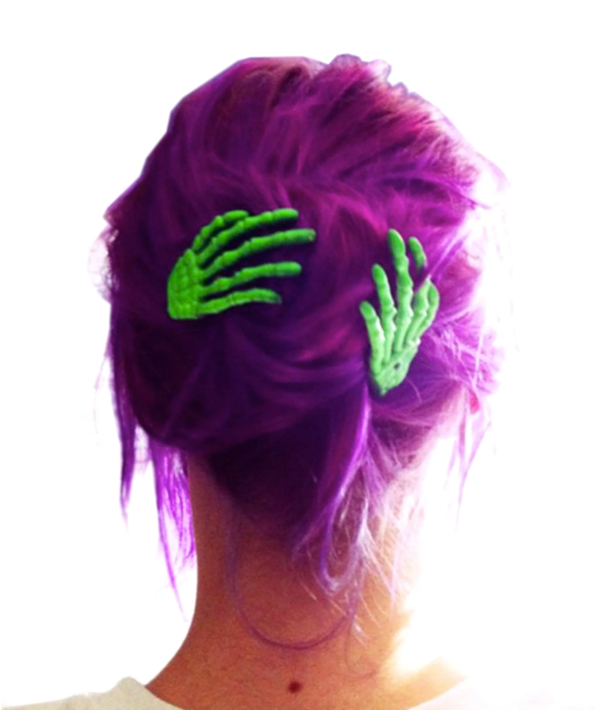 Skeleton Bone Hands Hair Slides - Image 17