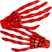 Skeleton Bone Hands Hair Slides - Image 18