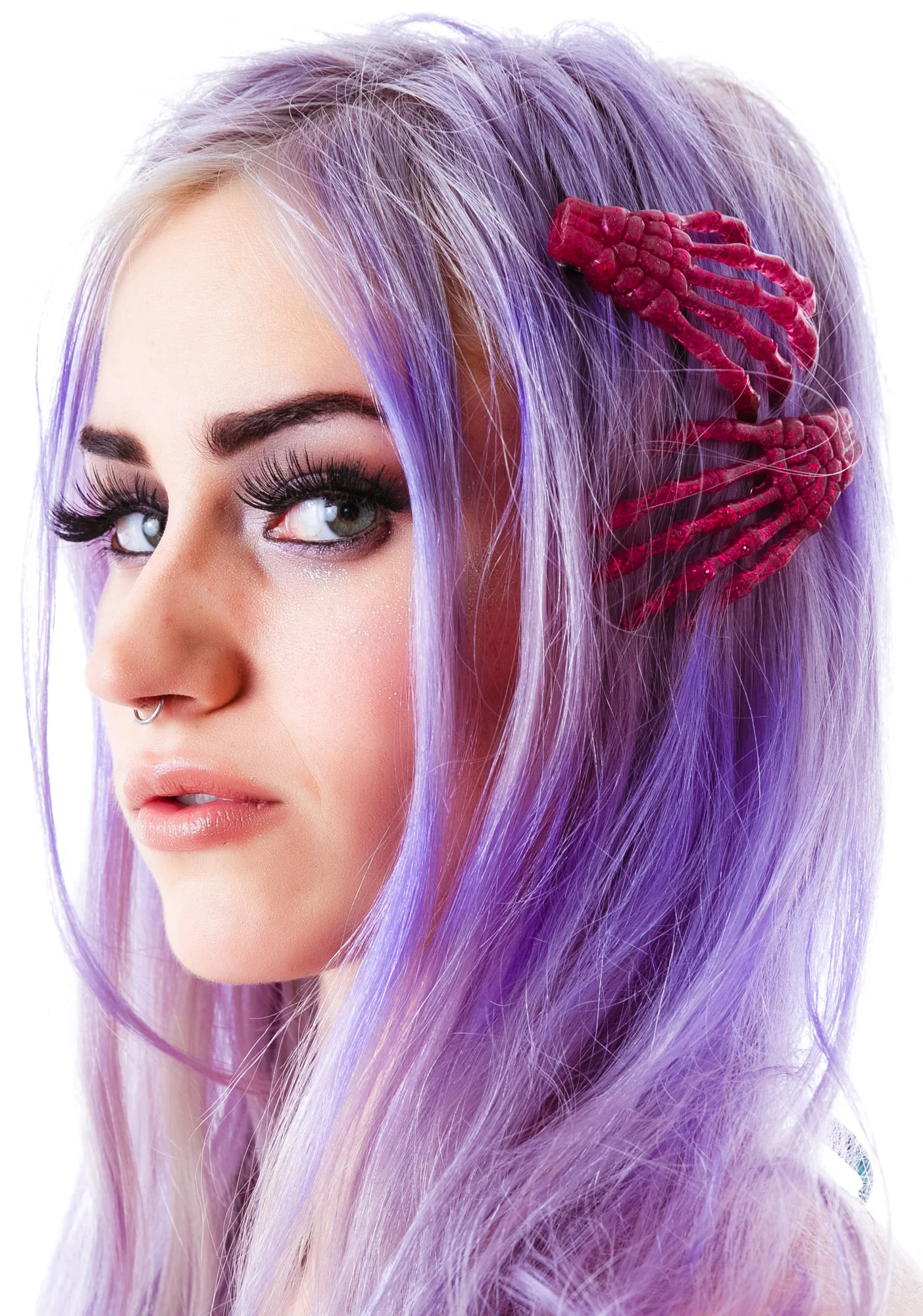 Skeleton Bone Hands Hair Slides - Image 21