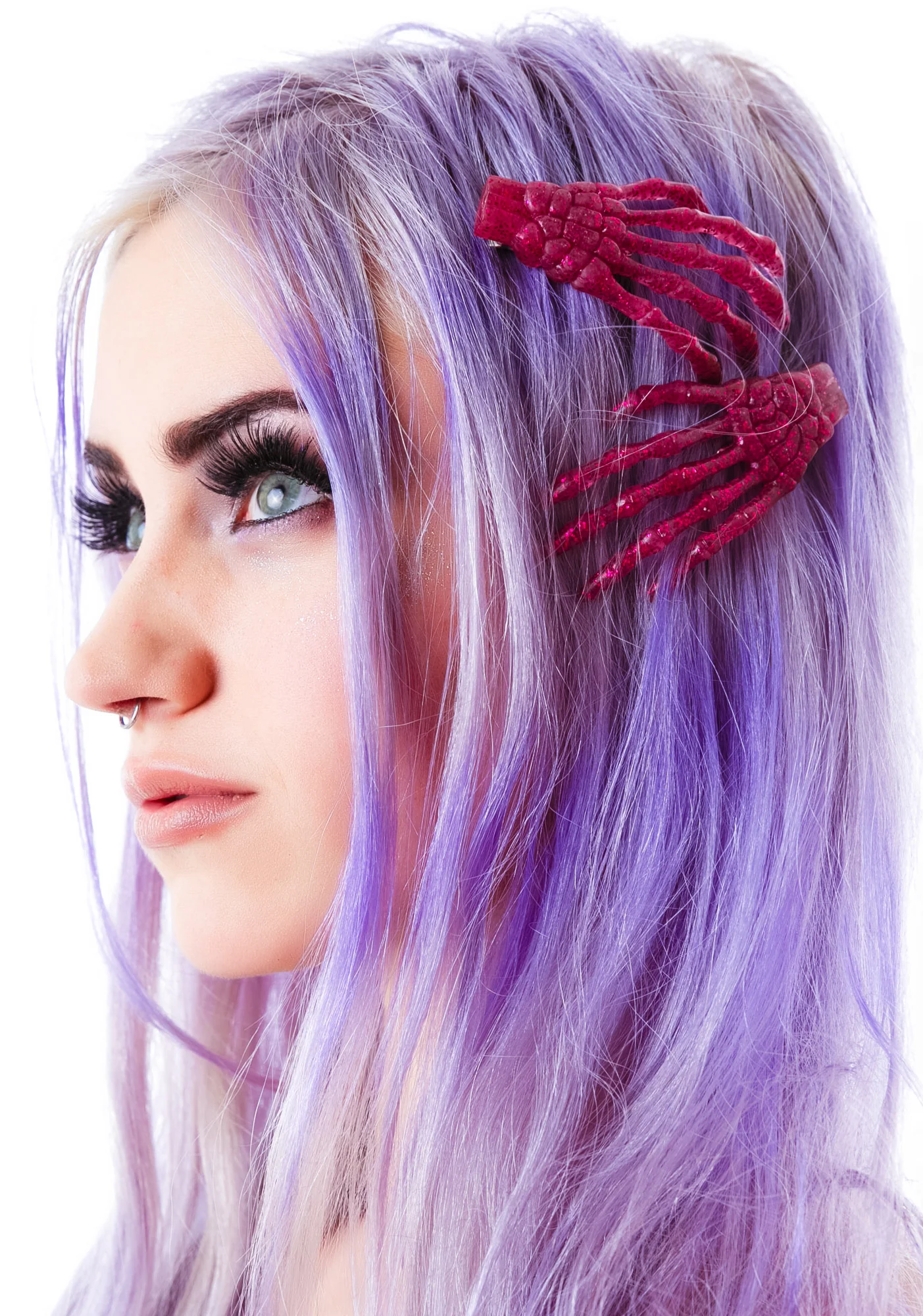 Skeleton Bone Hands Hair Slides - Image 26