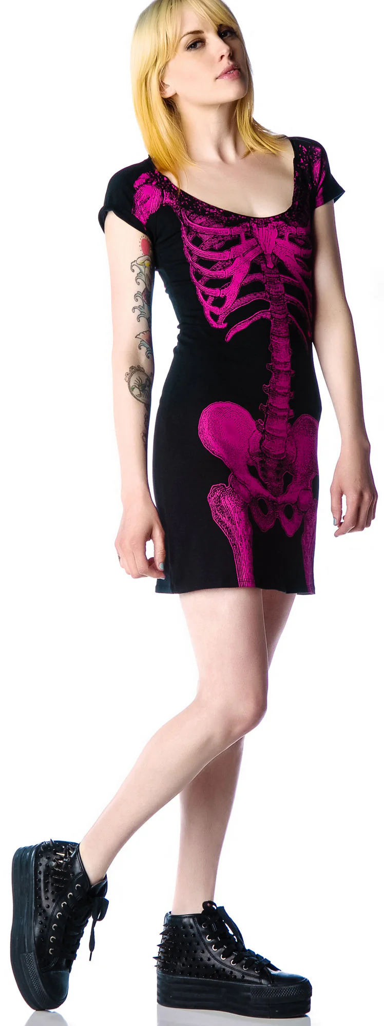 Skeleton Tunic Dress - Stripe - Image 23