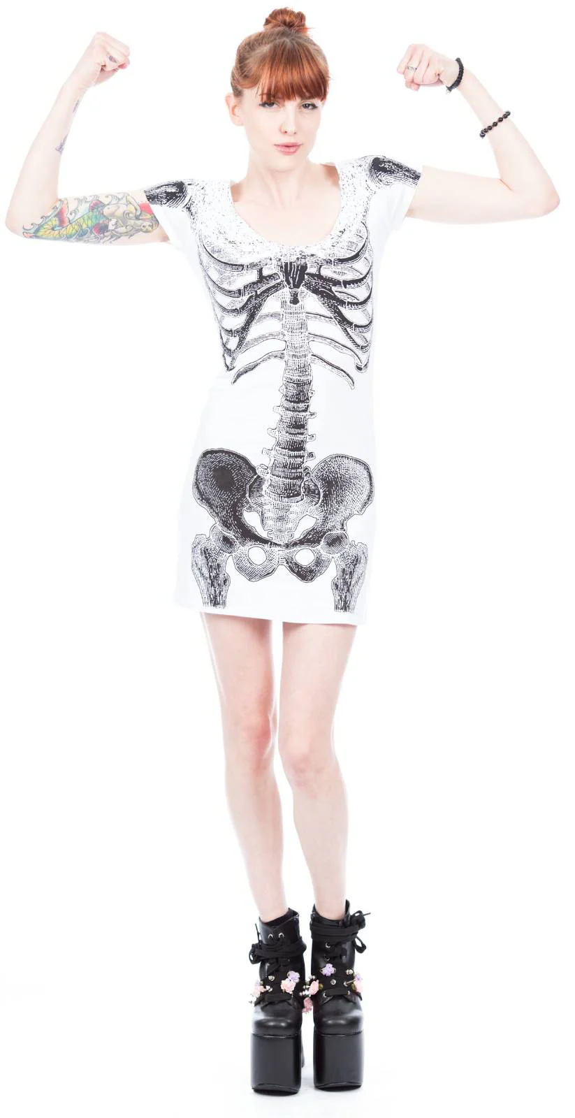 Skeleton Tunic Dress - Stripe - Image 26