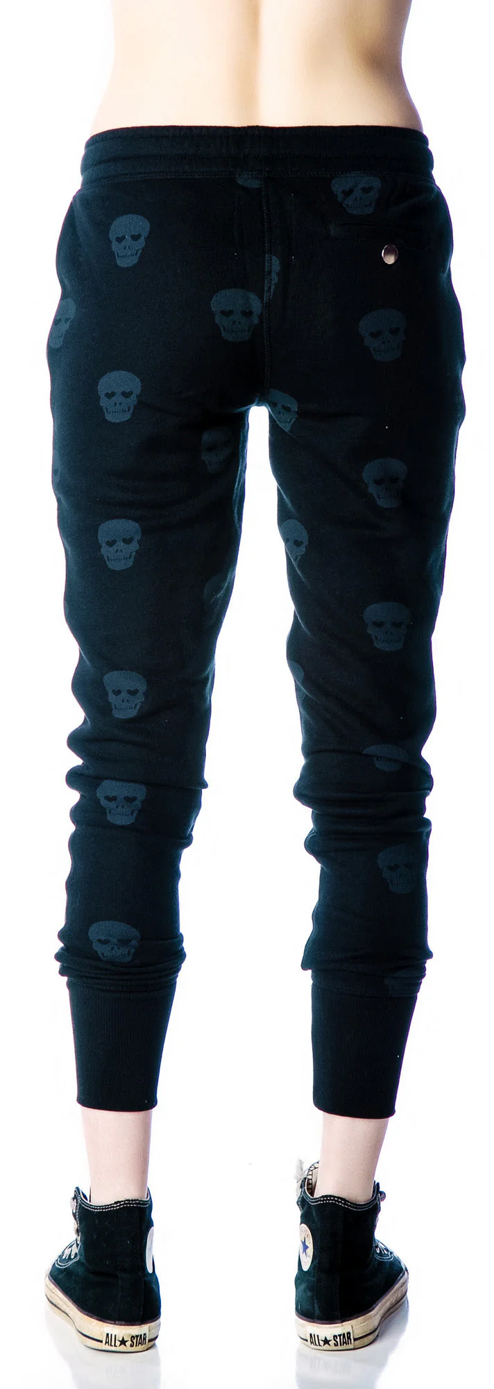 Skull Sweatpants - Black - Image 14