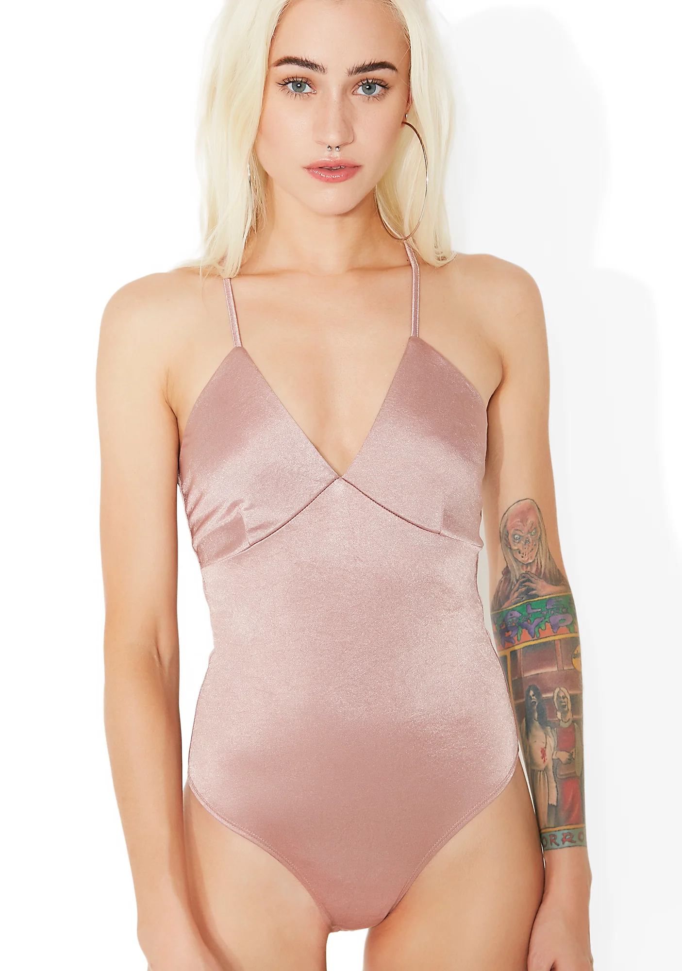 Smooth Operator Satiny Bodysuit