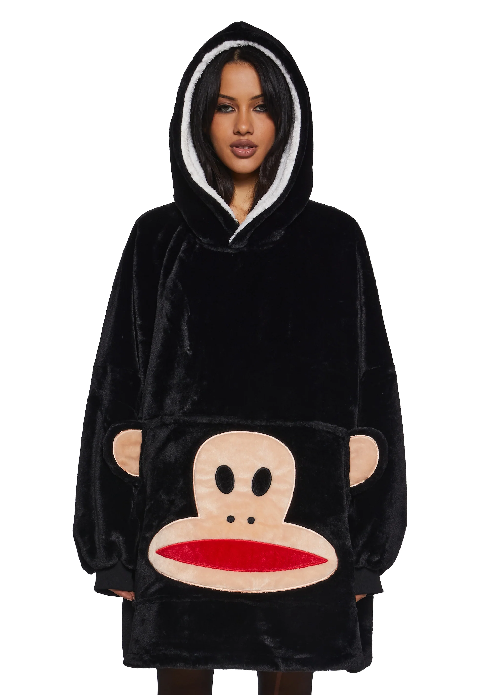 Snuggle Monkey Blanket Hoodie