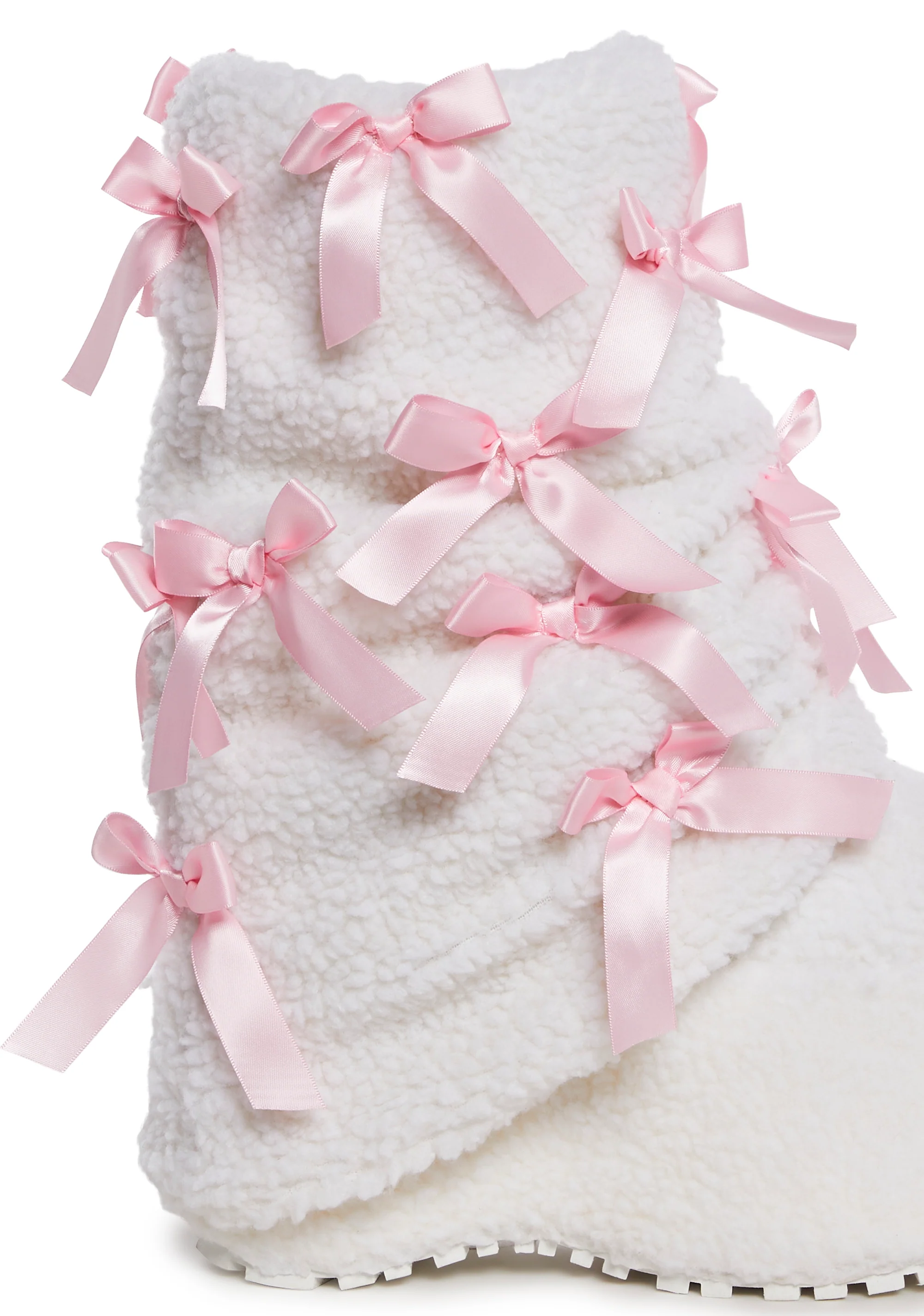 Snuggle Wonderland Platform Boots - Pinky Promise - Image 2