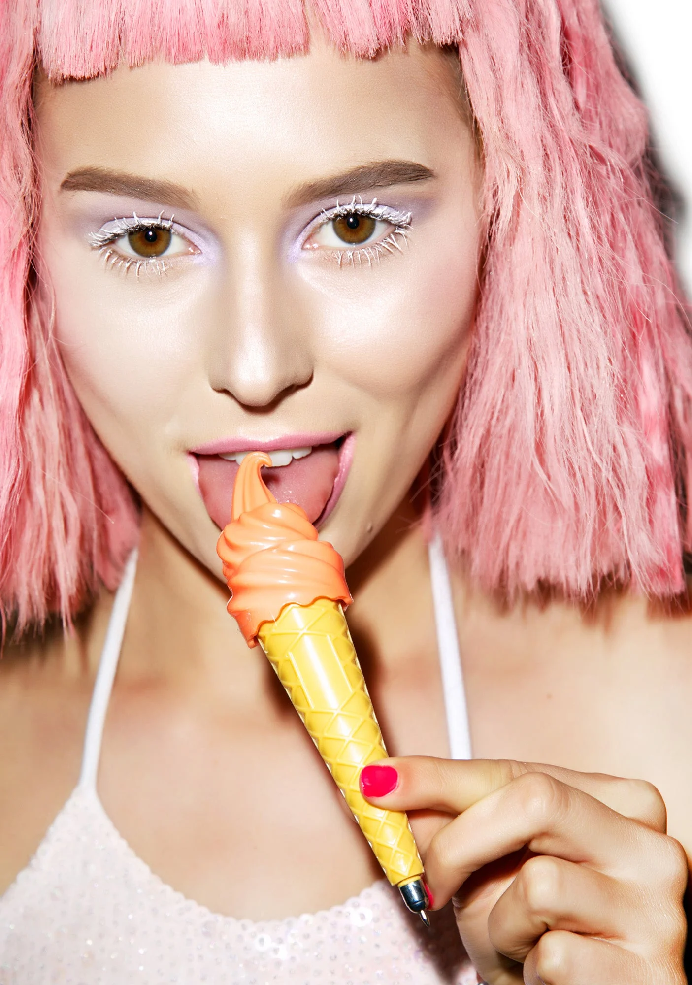 Soft Serve Ice Cream Pen - Orange - Image 9