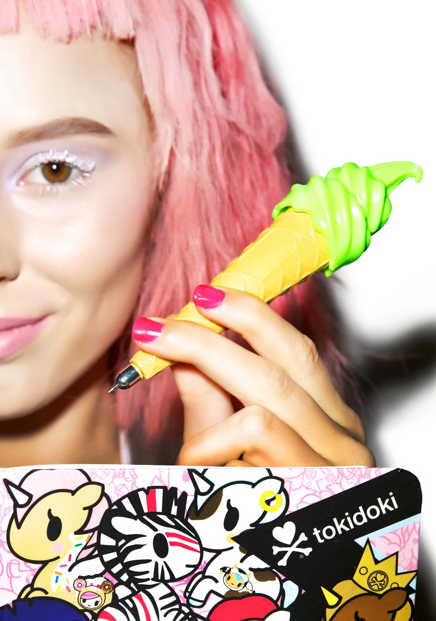 Soft Serve Ice Cream Pen - Pink - Image 20