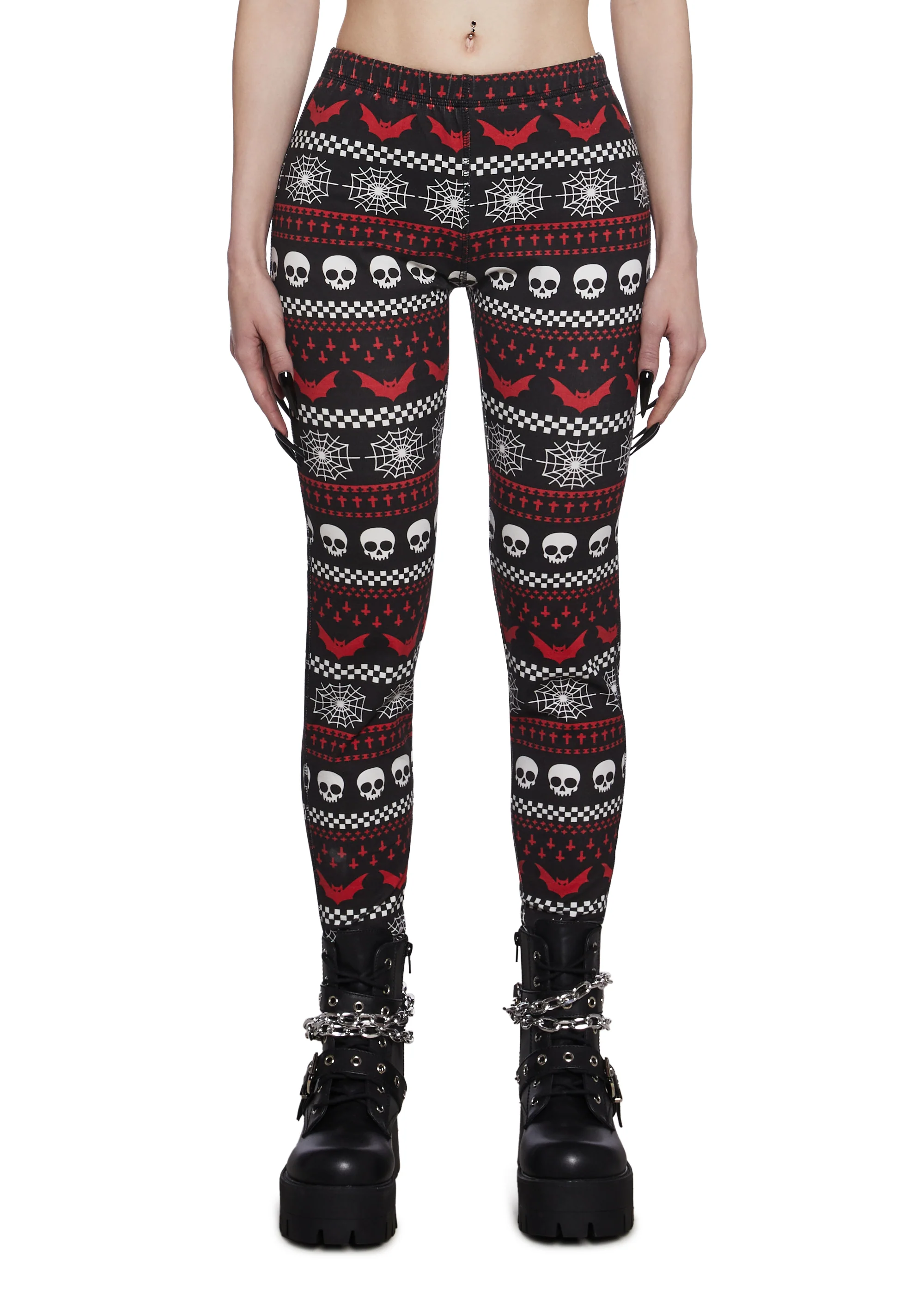 Spooky Wishes Print Leggings