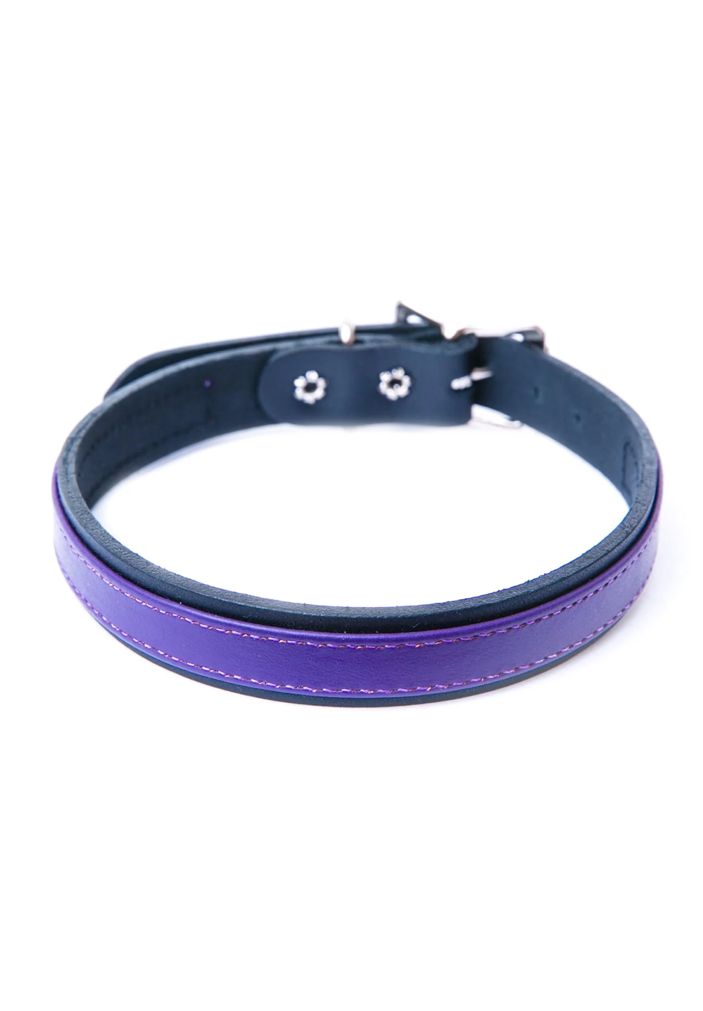 Strap Tease Leather Choker - Red - Image 17