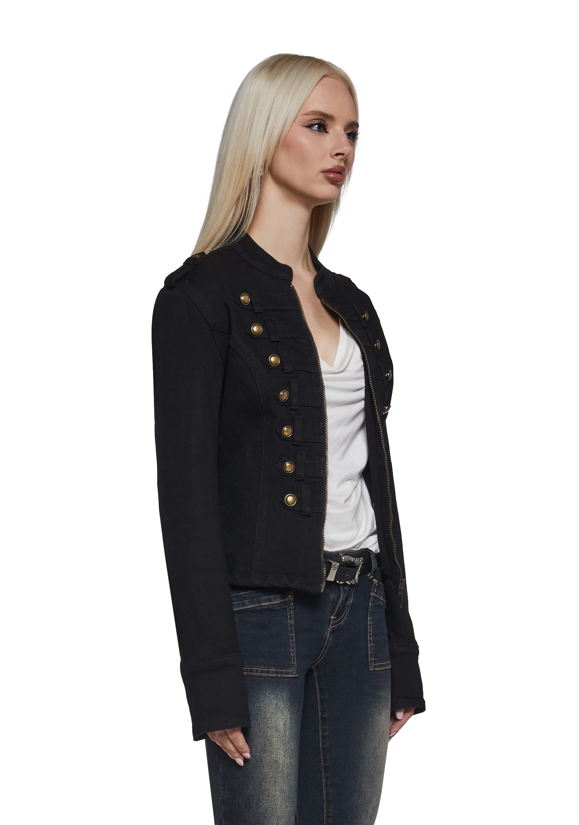 Military Parade Twill Jacket - Image 3