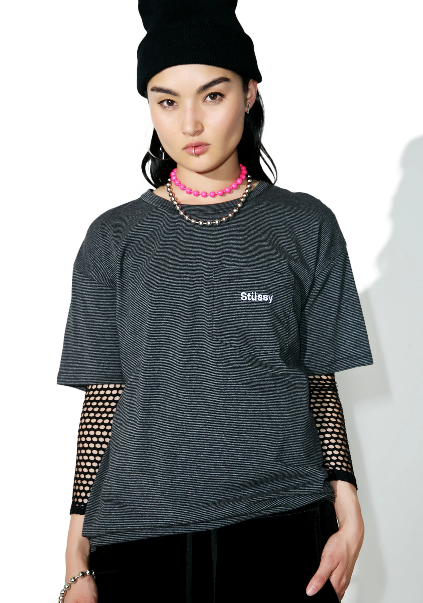 Sunset Striped Tee
