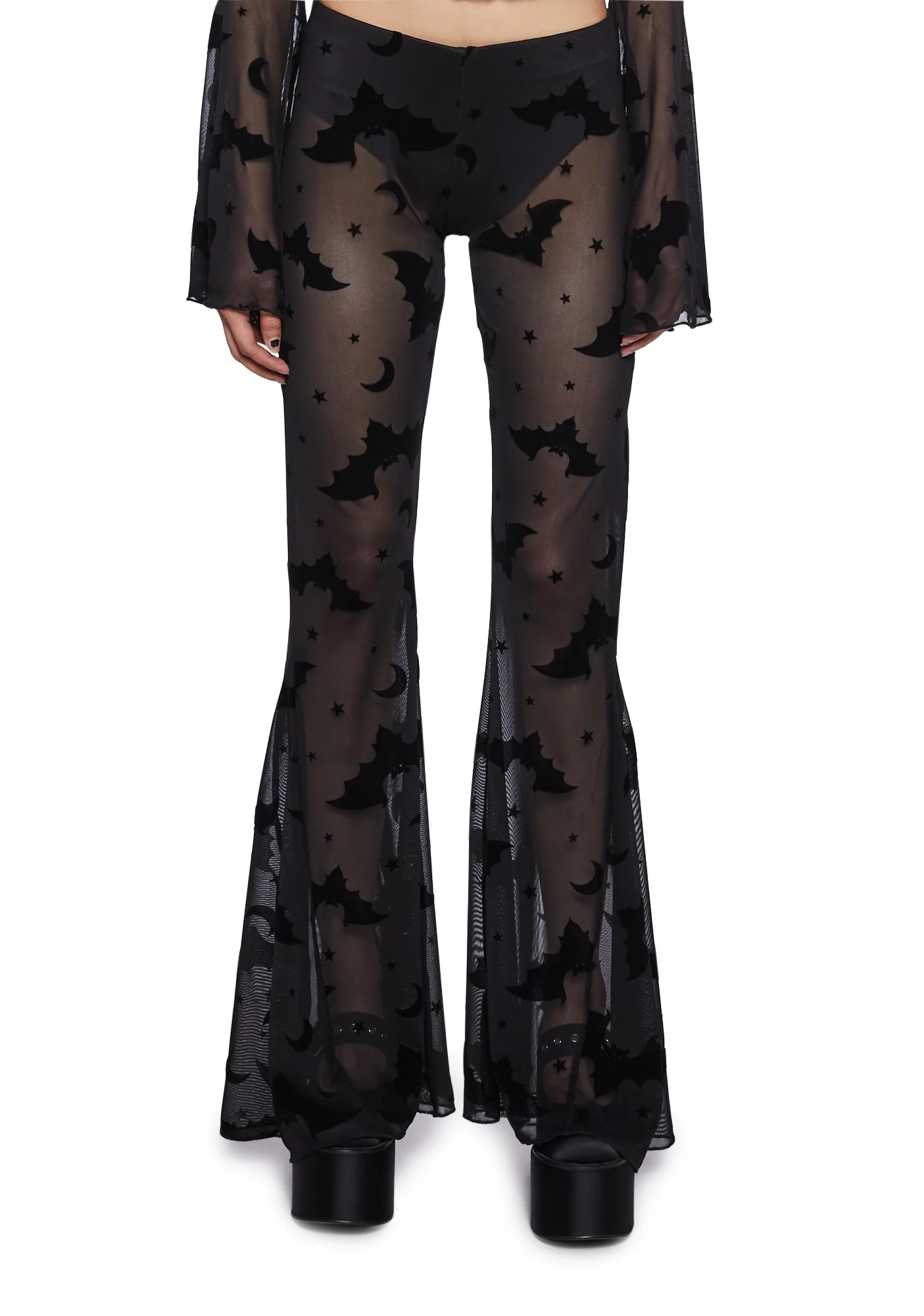 Sweetly Sinister Flared Pants
