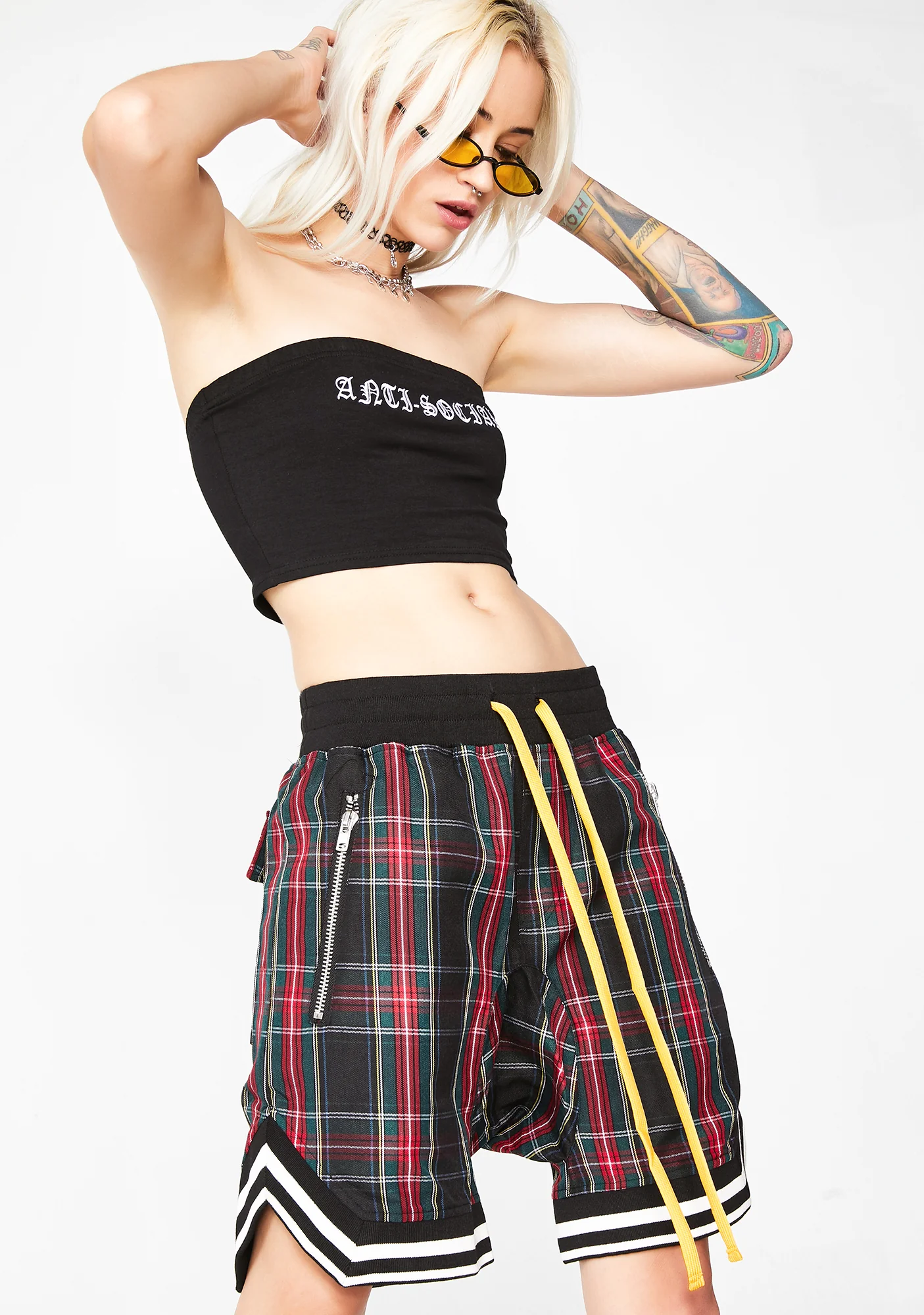 Tartan Plaid Shorts - Image 2