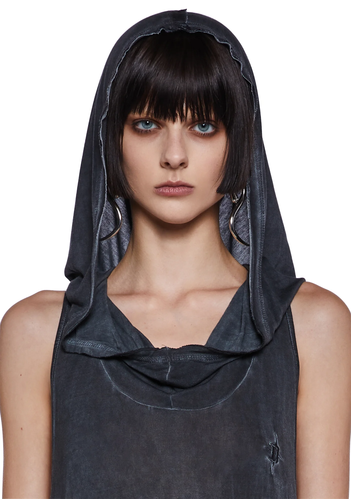 Tempo Unisex Asymmetrical Longline Tank - Image 2